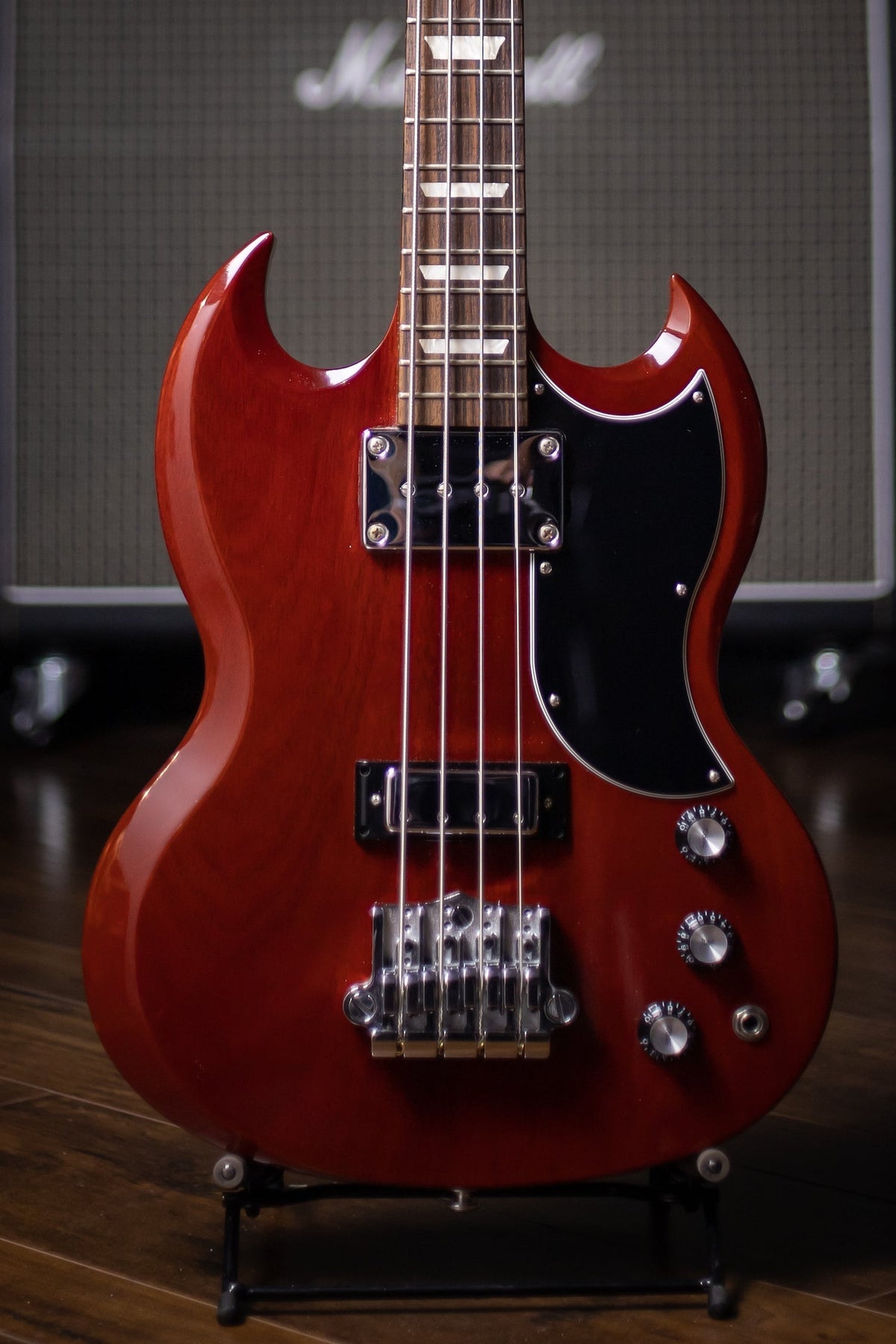 2018 Gibson SG Standard Bass Guitar - Heritage Cherry