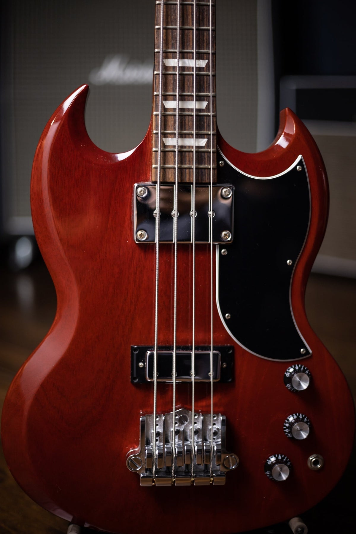 2018 Gibson SG Standard Bass Guitar - Heritage Cherry