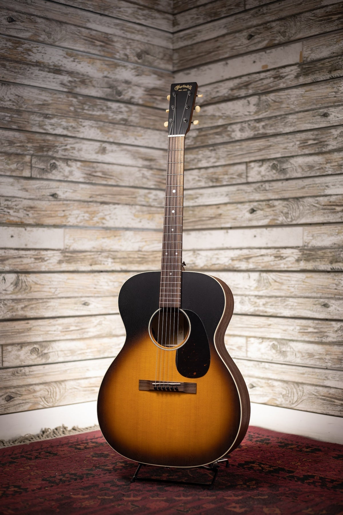 Martin 000-17E Acoustic-Electric Guitar - Whiskey Sunset Burst