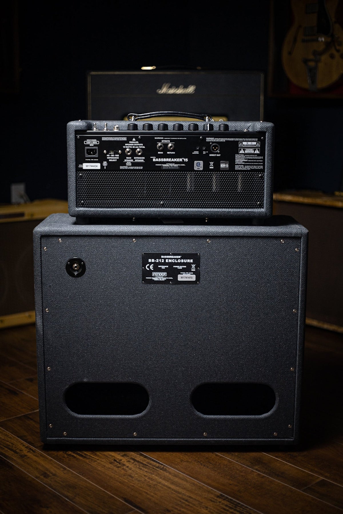 Fender Bassbreaker 15 Head 15-watt Amp Head - Grey Tweed
