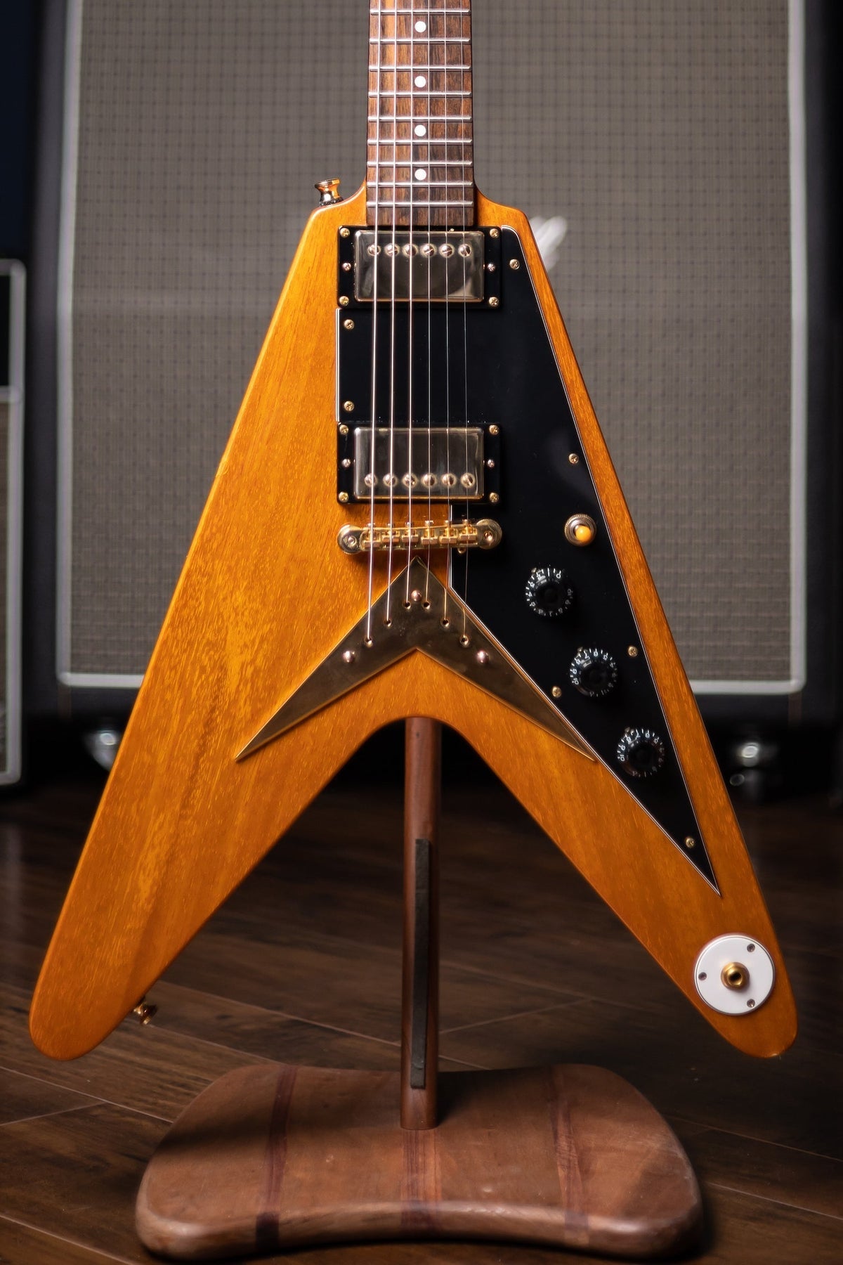 2017 Epiphone Joe Bonamassa Flying V "Amos" Electric Guitar - Natural
