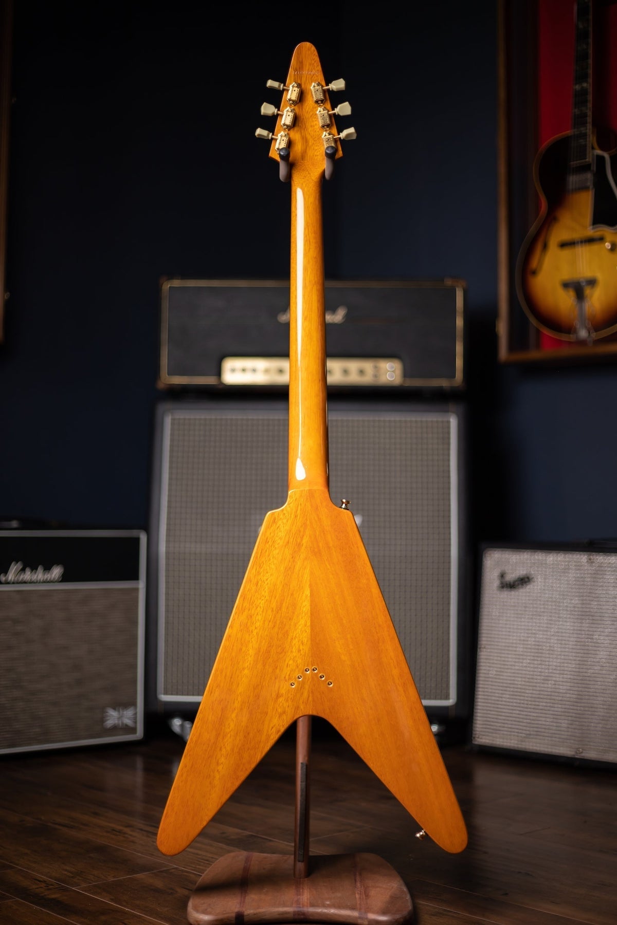 2017 Epiphone Joe Bonamassa Flying V "Amos" Electric Guitar - Natural