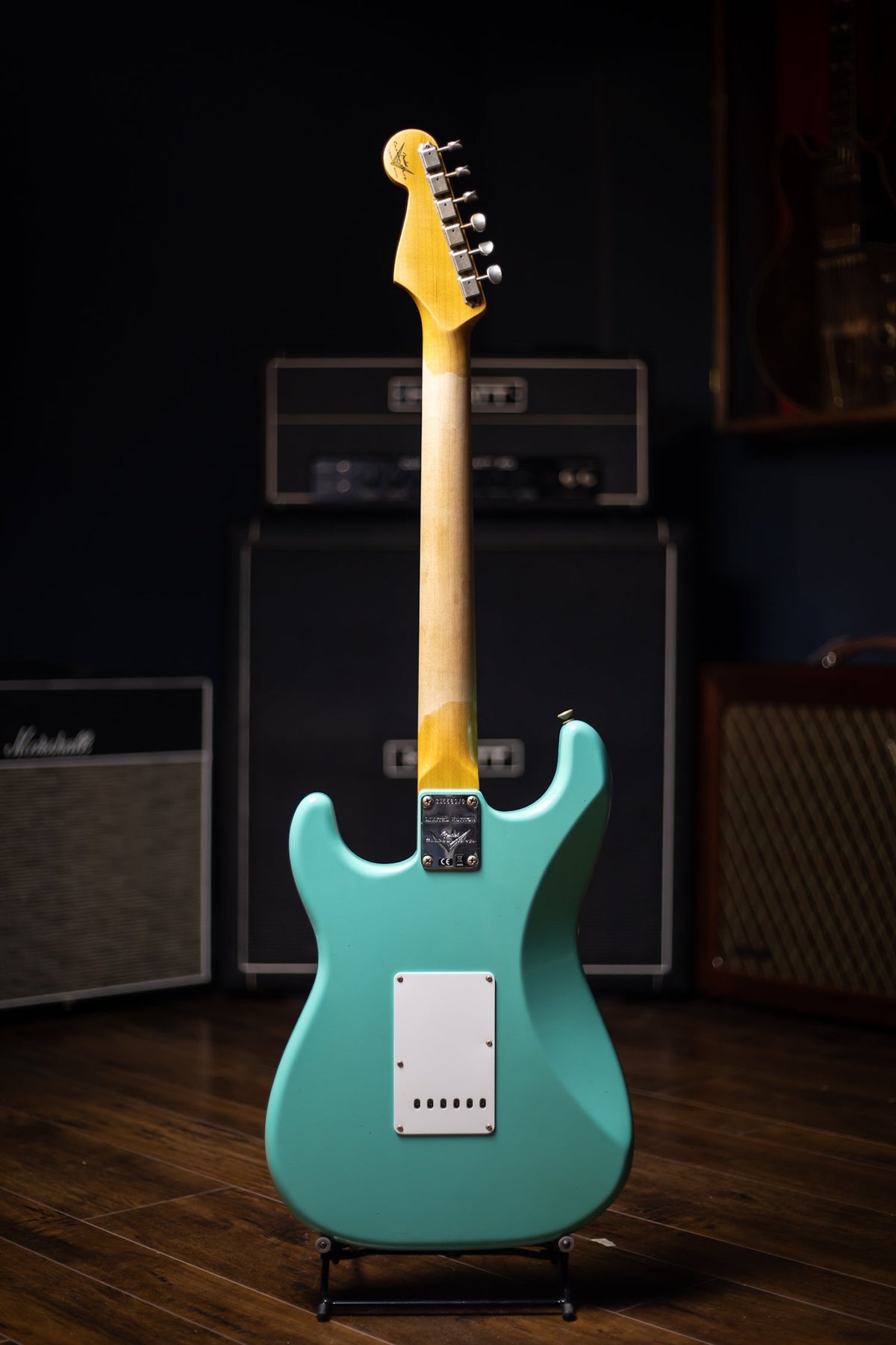 Fender Custom Shop Limited Edition '62/'63 Stratocaster Journeyman Relic Electric Guitar - Aged Seafoam Green