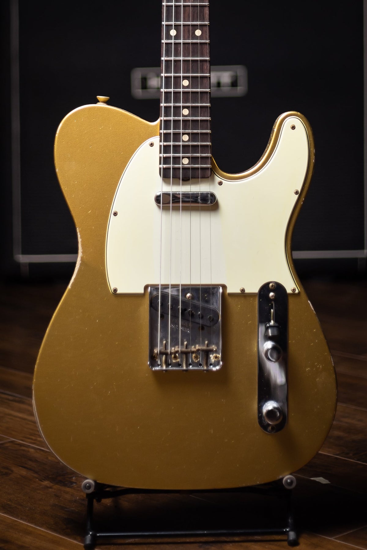 Fender Custom Shop 1961 Telecaster Relic Electric Guitar - Aged Aztec Gold