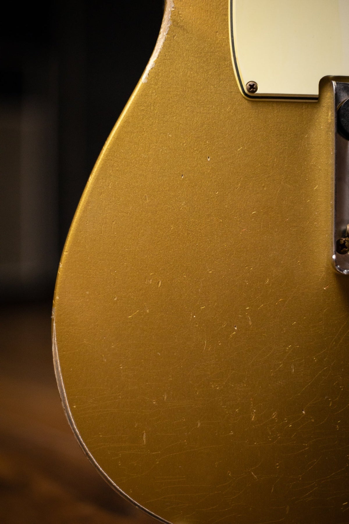 Fender Custom Shop 1961 Telecaster Relic Electric Guitar - Aged Aztec Gold