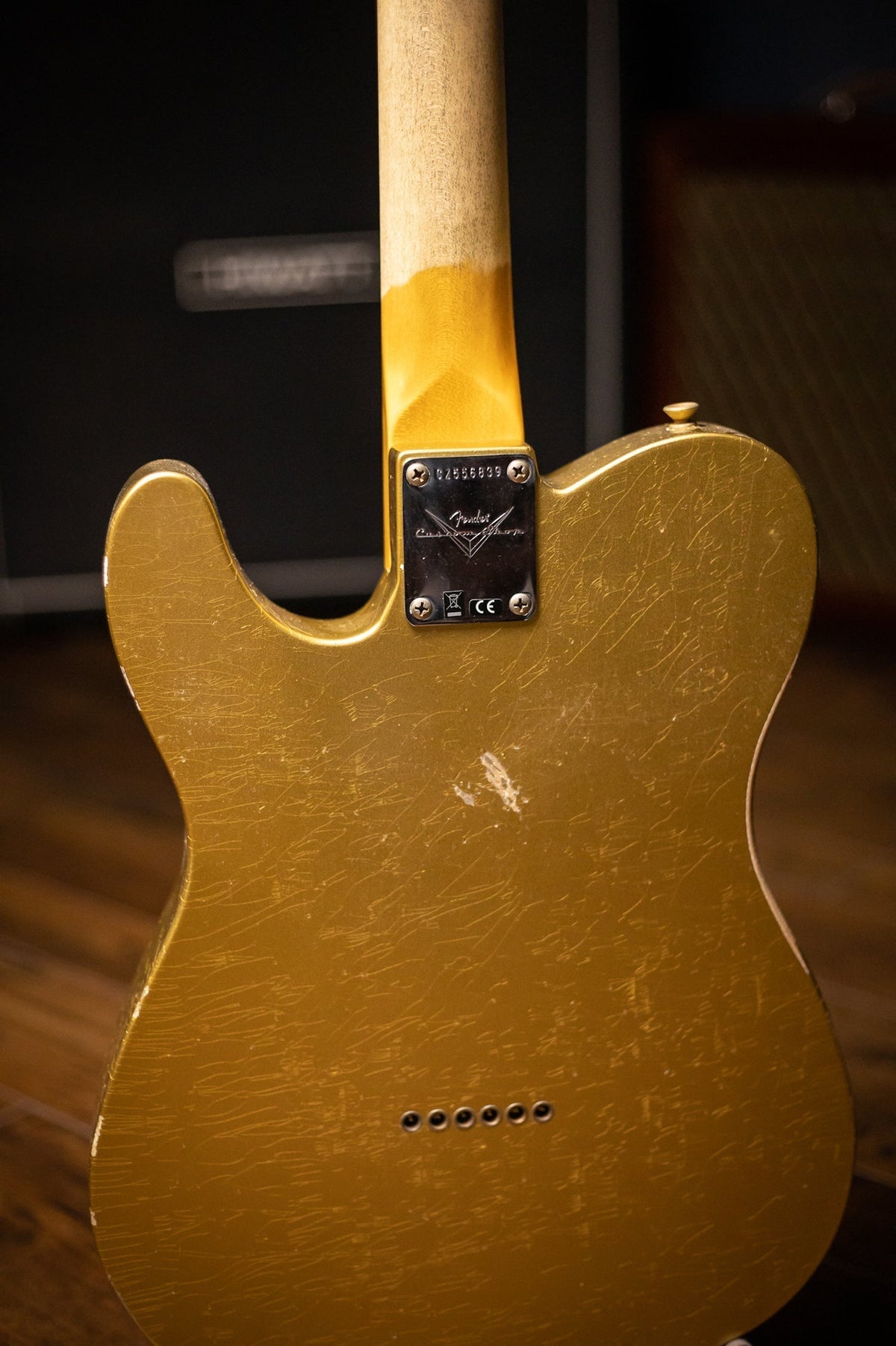 Fender Custom Shop 1961 Telecaster Relic Electric Guitar - Aged Aztec Gold