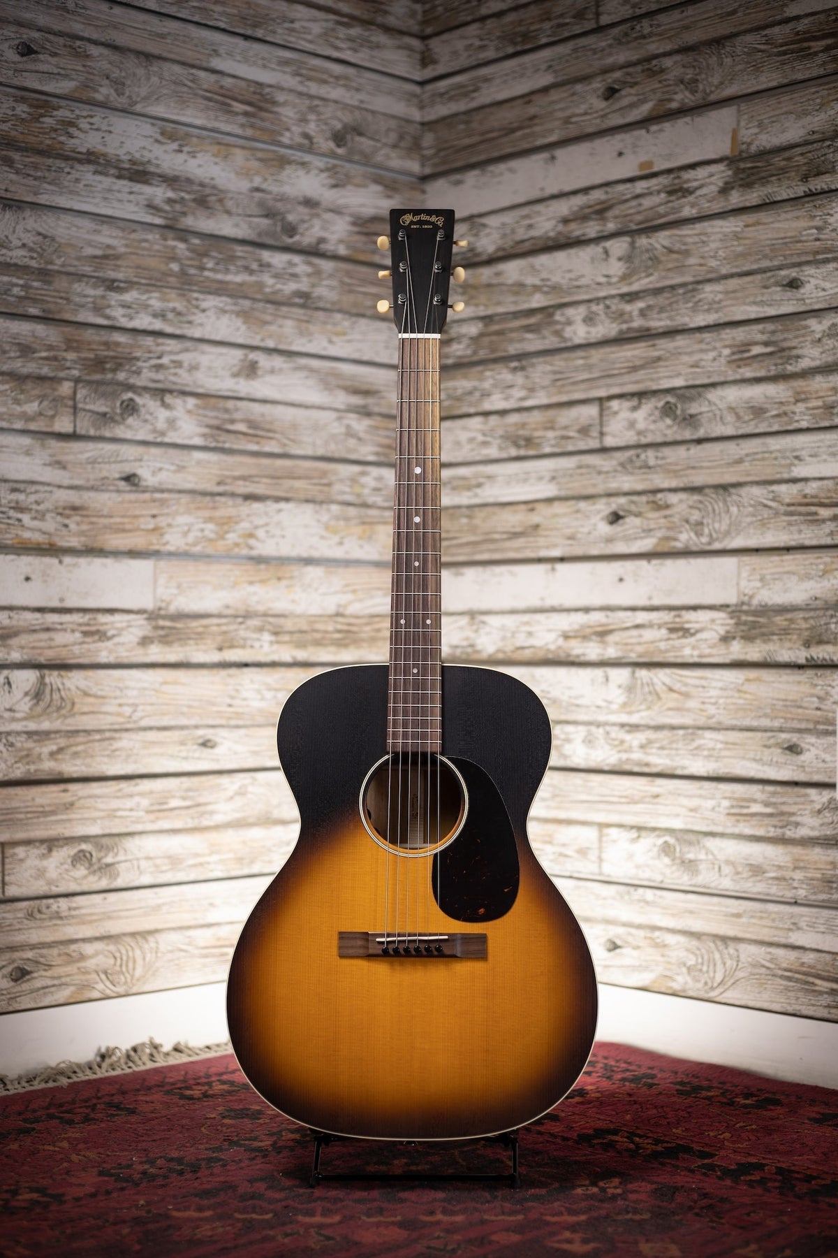 Martin 000-17E Acoustic-Electric Guitar - Whiskey Sunset Burst