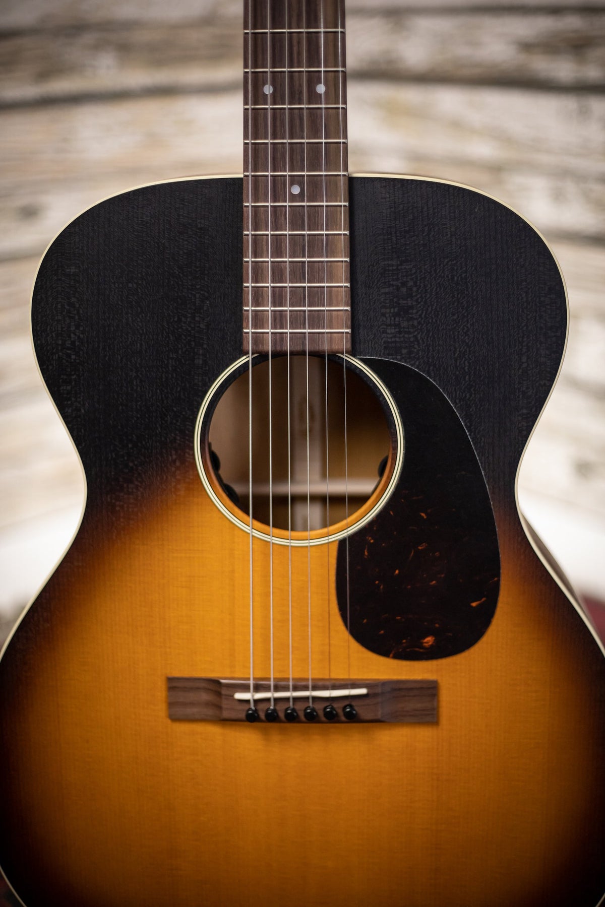 Martin 000-17E Acoustic-Electric Guitar - Whiskey Sunset Burst