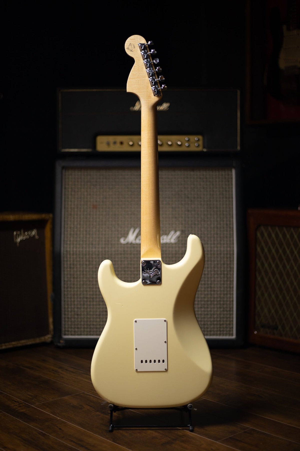 Fender Stratocaster Yngwie Malmsteen Owned / Custom Spec'd 1968 Maple Cap John Cruz Masterbuilt Electric Guitar - Vintage White