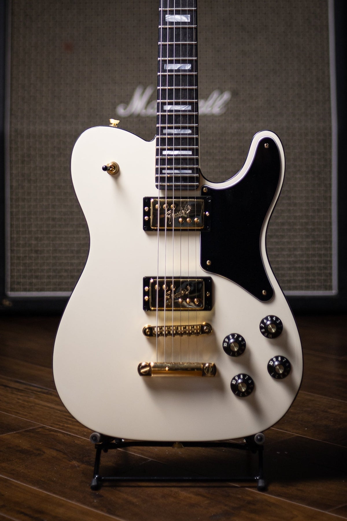 Fender Parallel Universe Volume II Troublemaker Telecaster Deluxe Electric Guitar - Olympic White