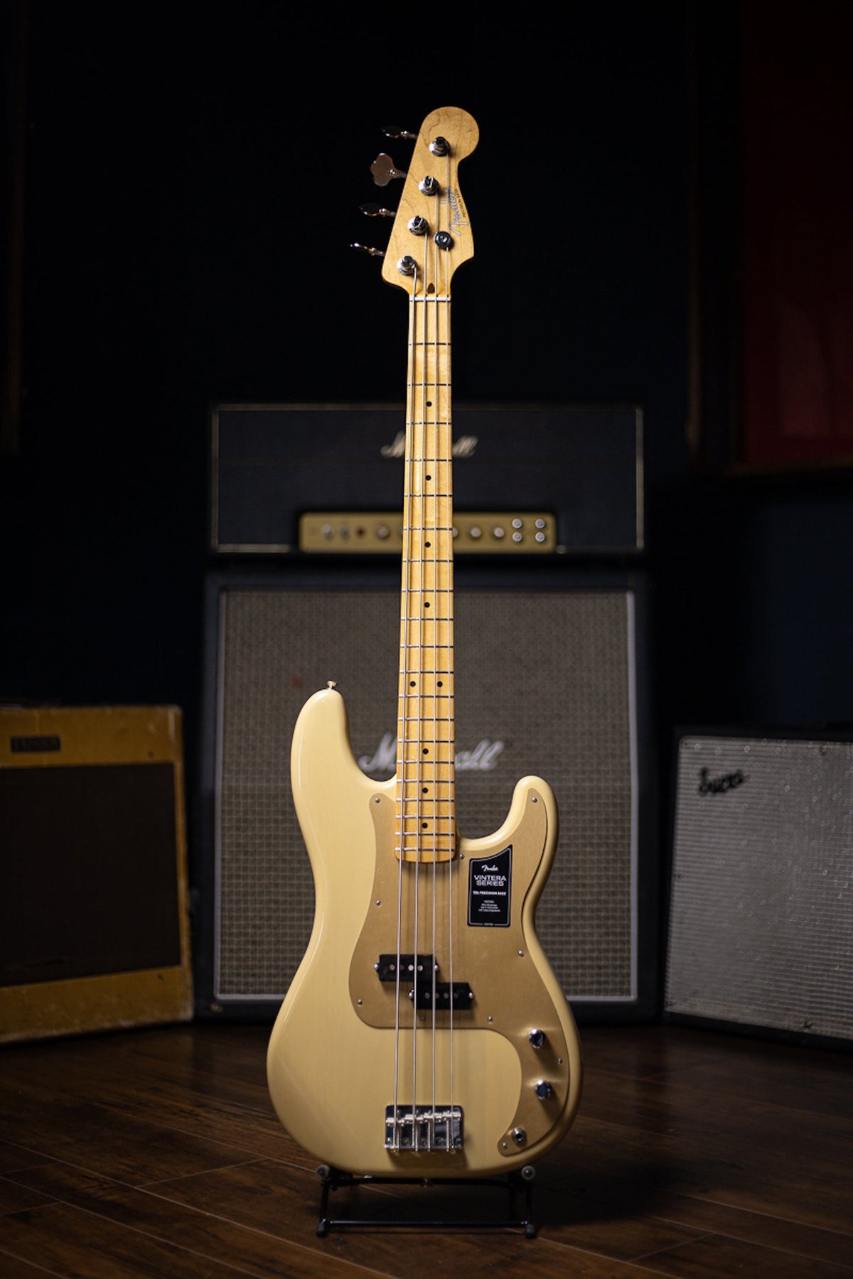 Fender Vintera '50s Precision Bass Guitar - Vintage Blonde