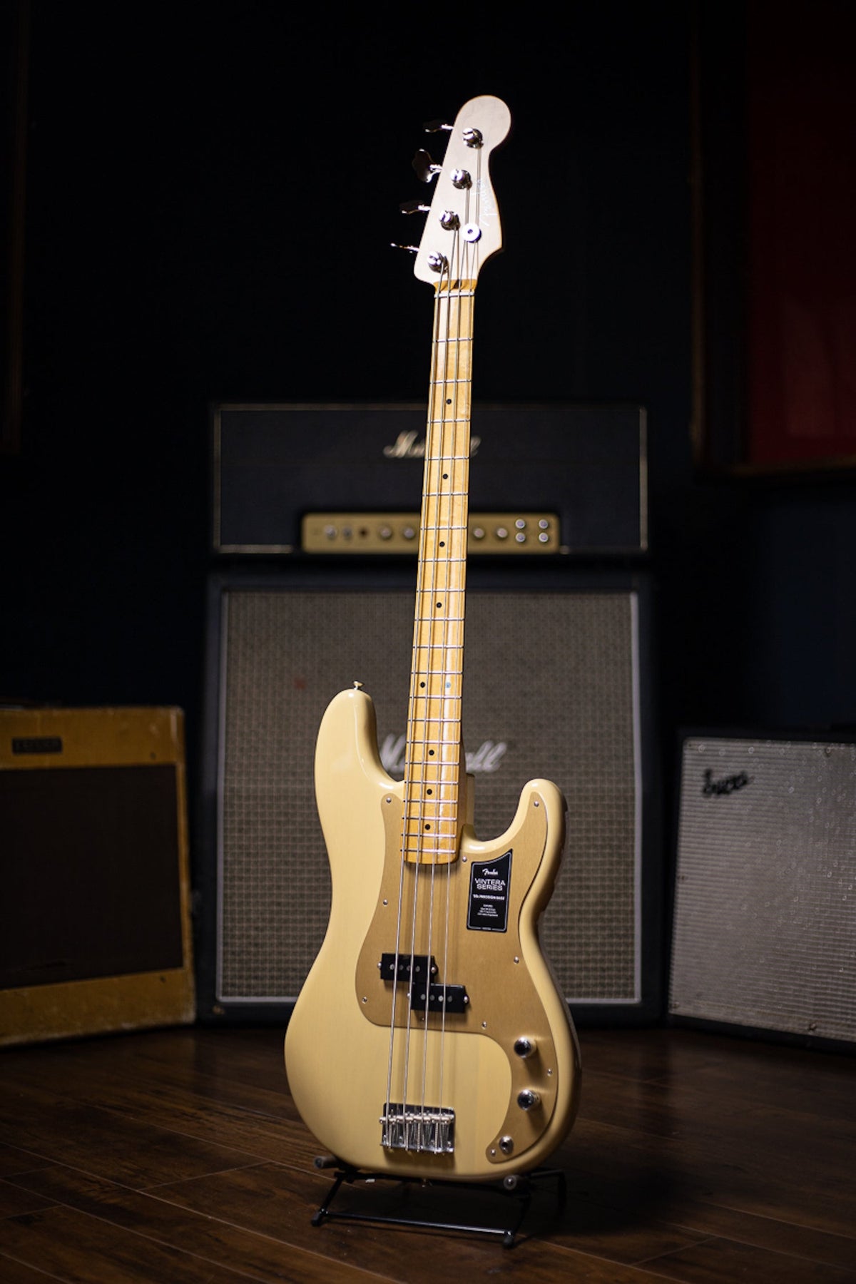 Fender Vintera '50s Precision Bass Guitar - Vintage Blonde