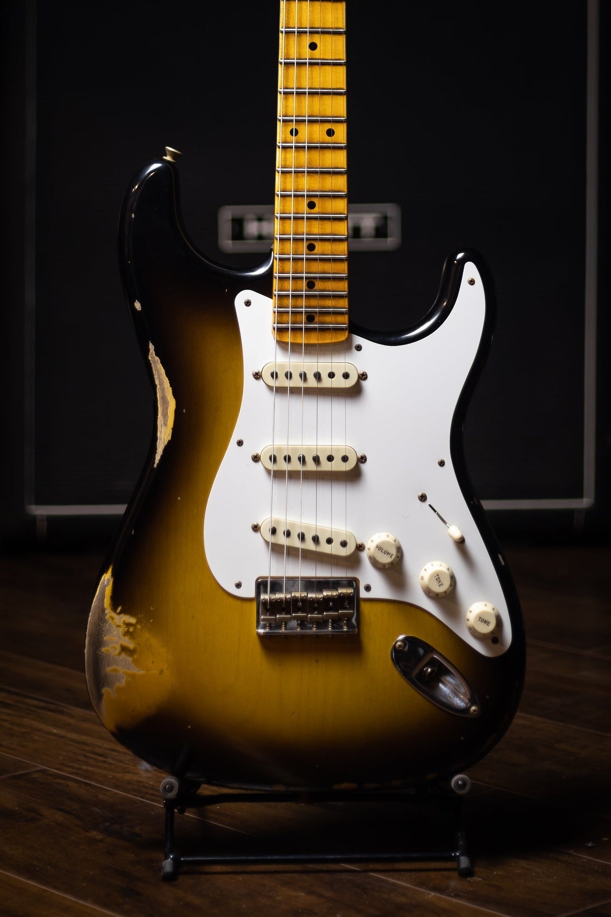 Fender Custom Shop Limited Edition Troposphere Stratocaster HT Heavy Relic Electric Guitar - Super Faded Aged 2 Color Sunburst