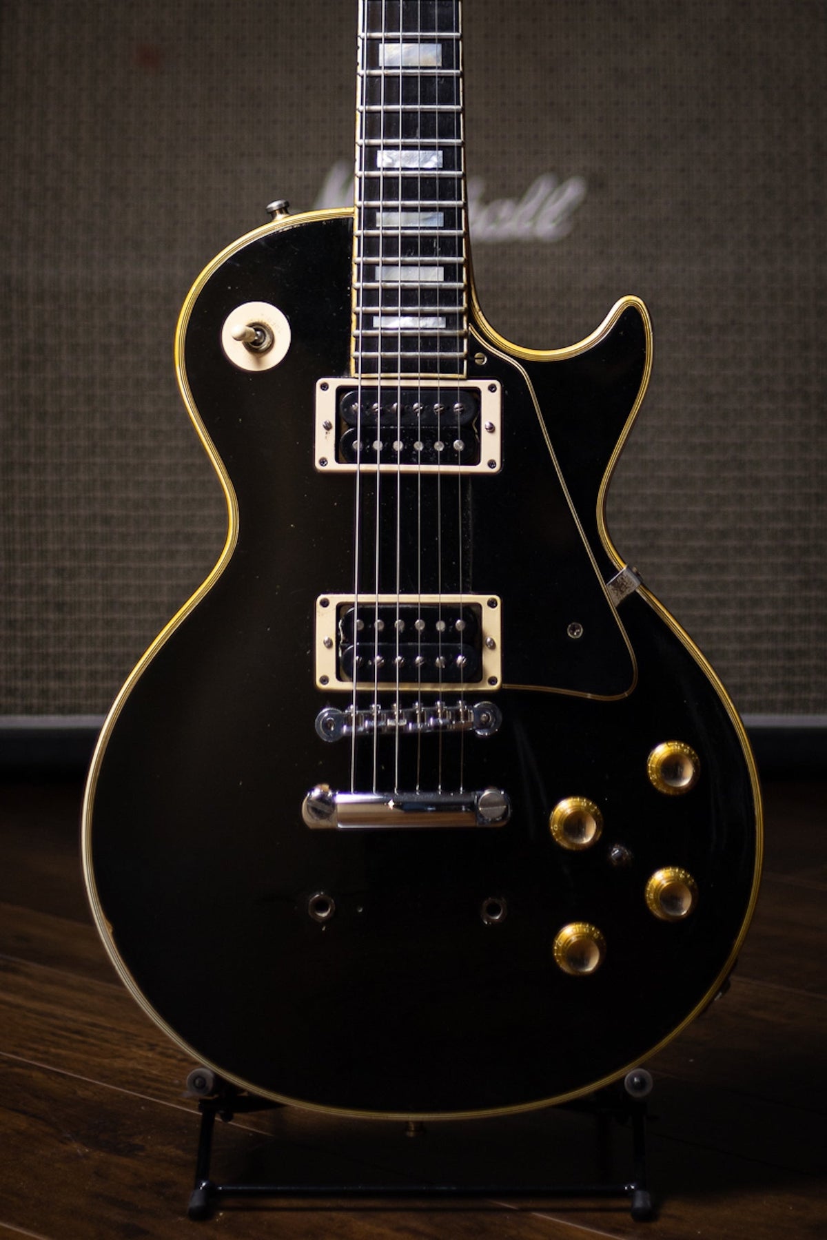 1969 Gibson Les Paul Custom Electric Guitar - Ebony