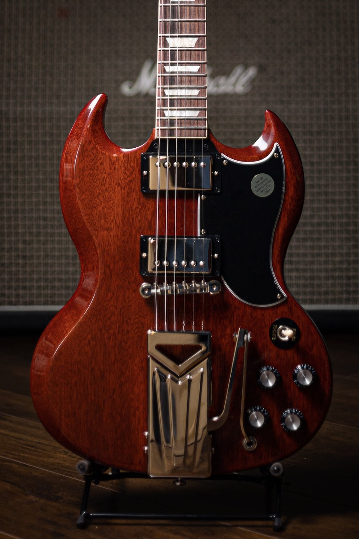 Gibson SG Standard '61 Sideways Vibrola Electric Guitar - Vintage Cherry