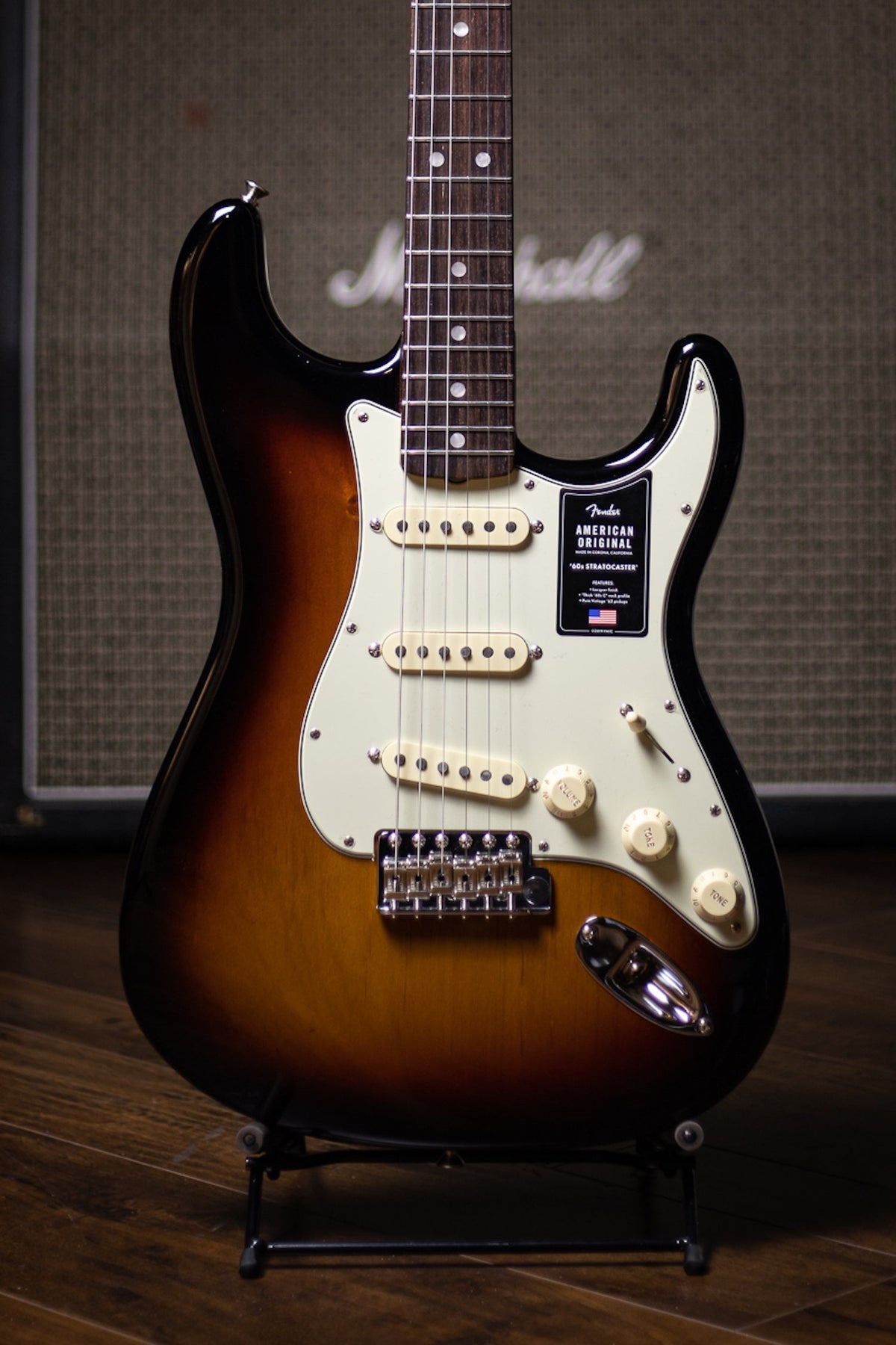 Fender American Original '60s Stratocaster Electric Guitar - 3 Color Sunburst