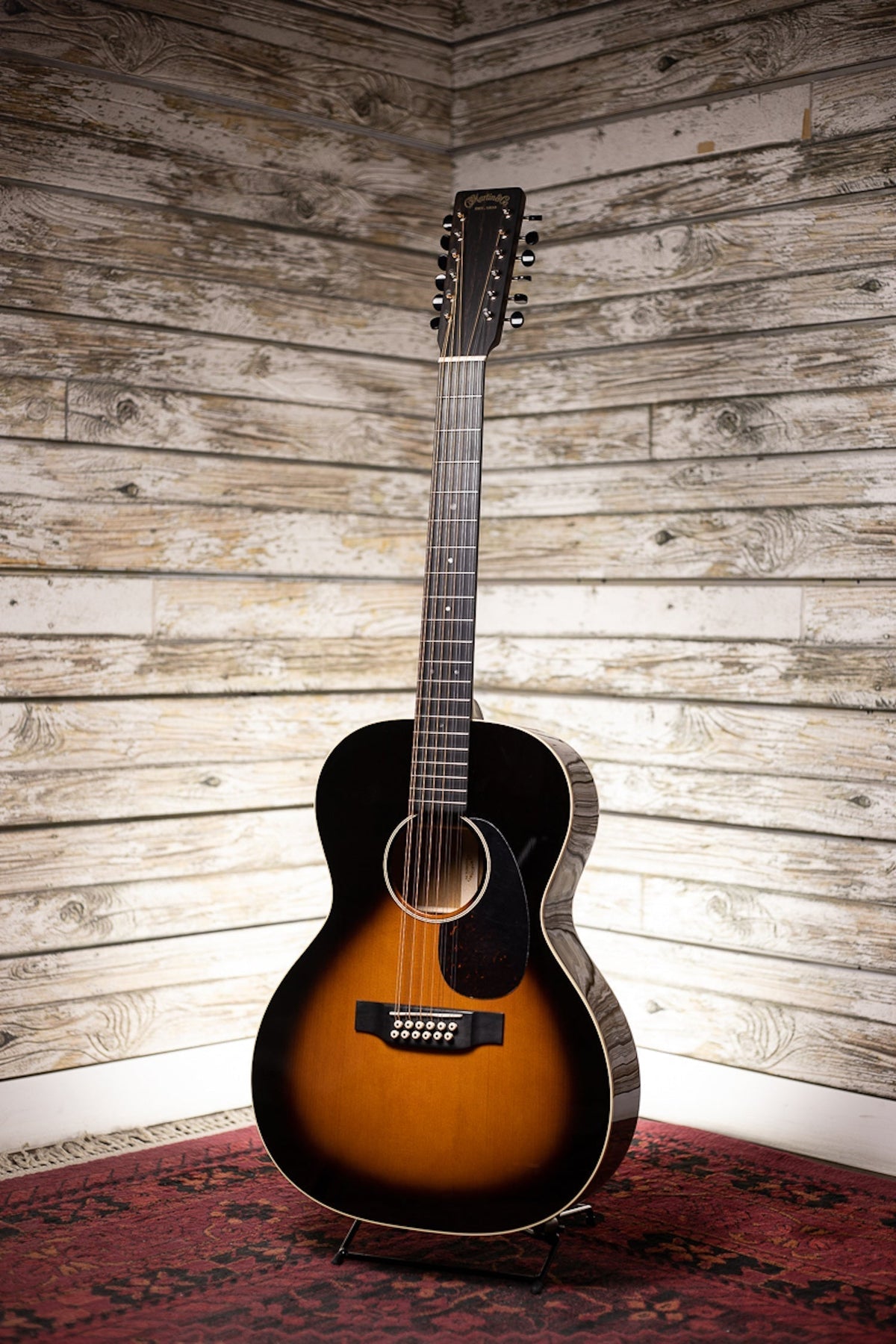 Martin Custom Shop FGL 00-14F Mahogany 12-String Acoustic Guitar - Sunburst