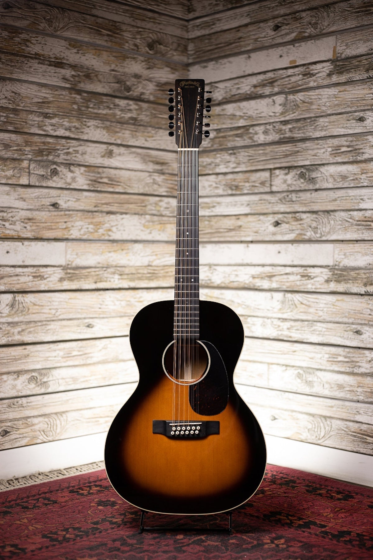 Martin Custom Shop FGL 00-14F Mahogany 12-String Acoustic Guitar - Sunburst