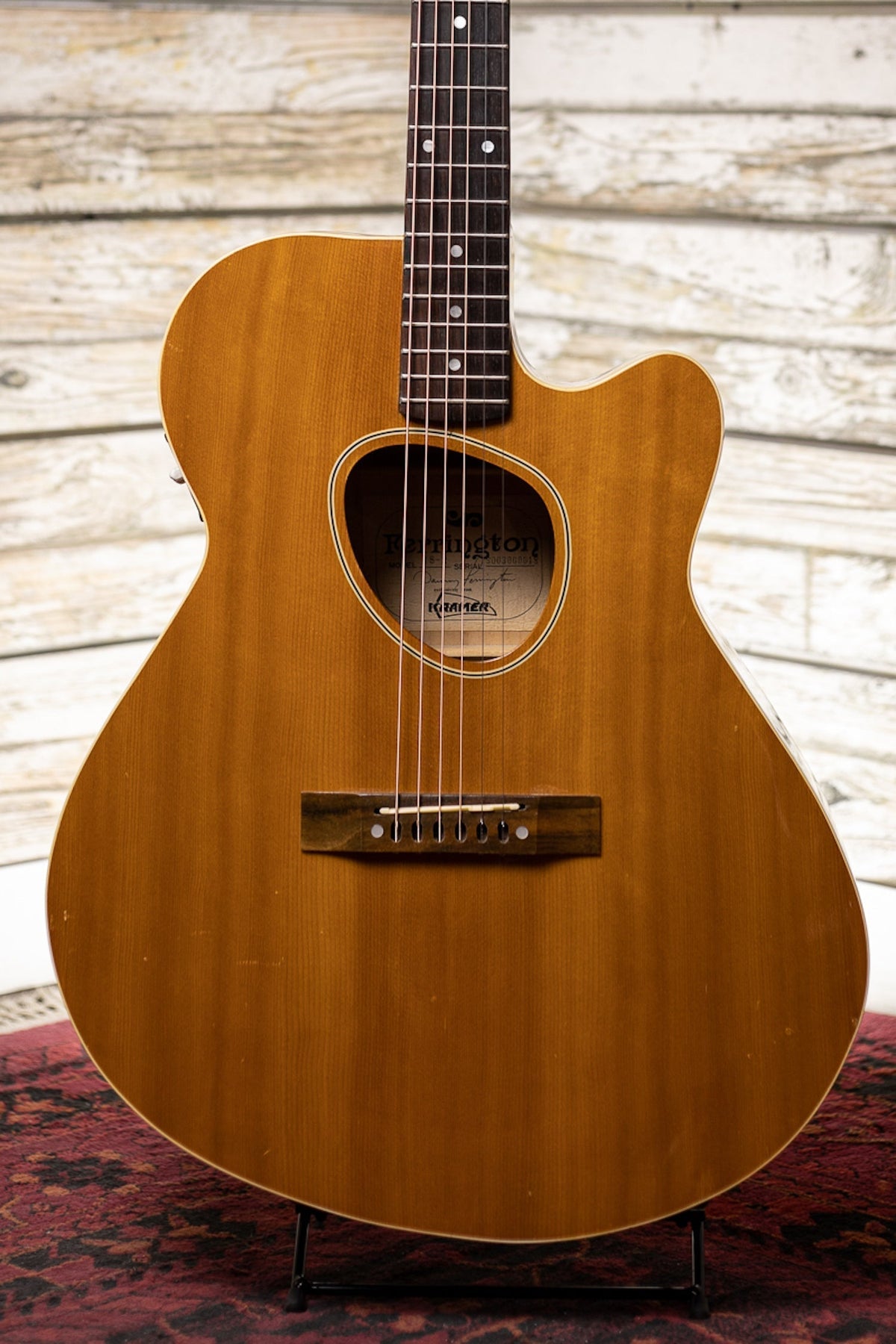 Used Kramer Ferrington JS-2 Acoustic-Electric Guitar - Natural