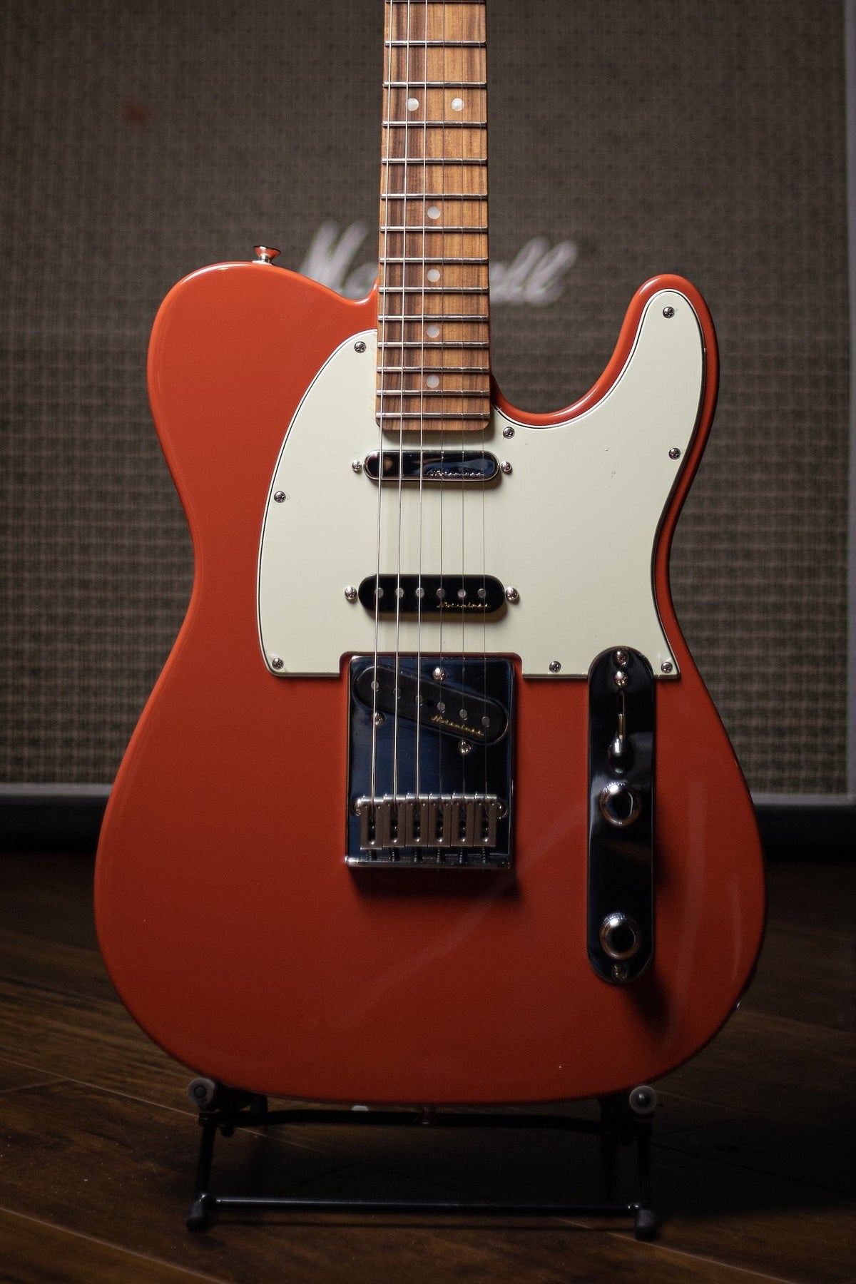 Fender Deluxe Nashville Telecaster Electric Guitar - Fiesta Red