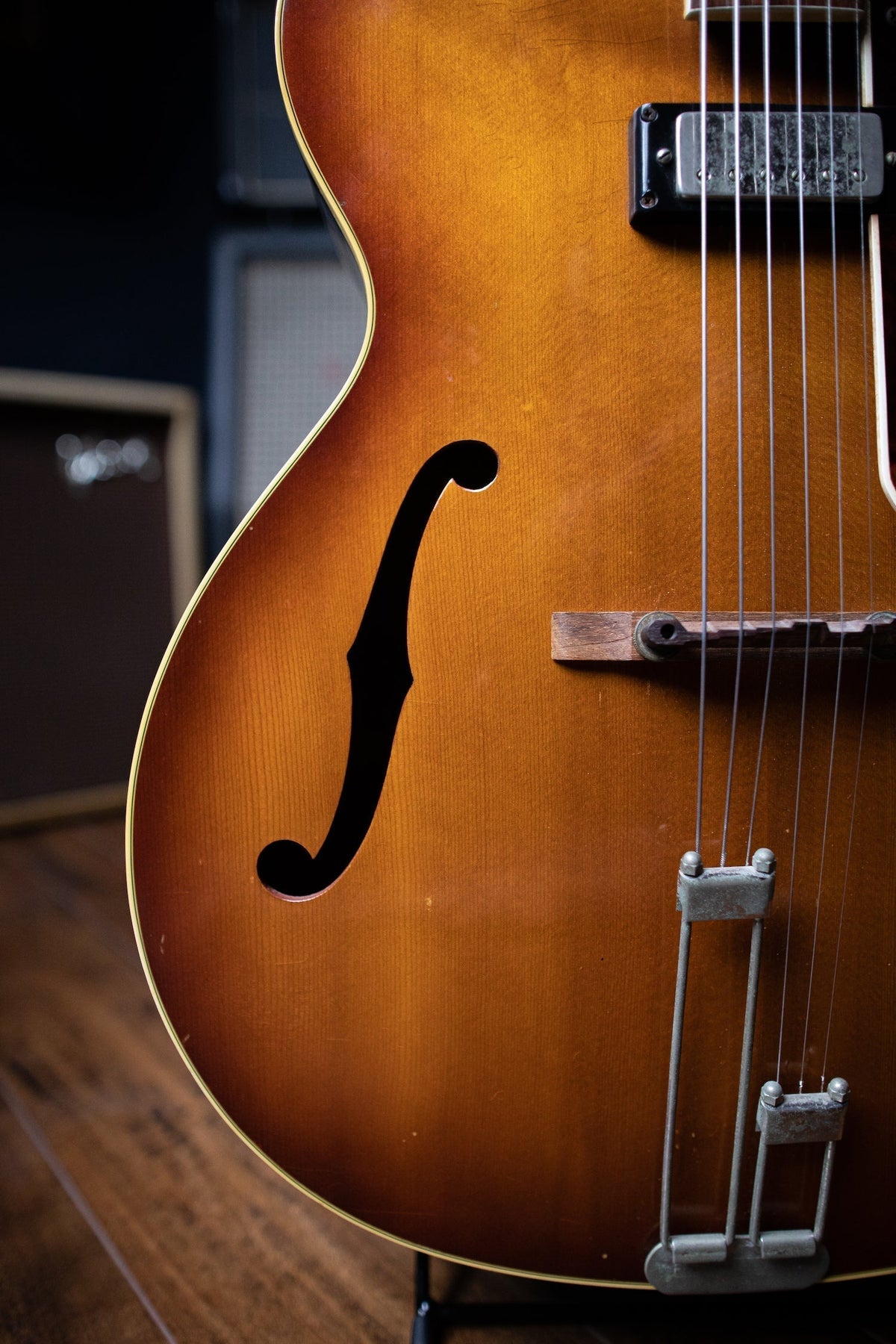 1964 Epiphone Triumph Electric Guitar - Tinted Dark Natural
