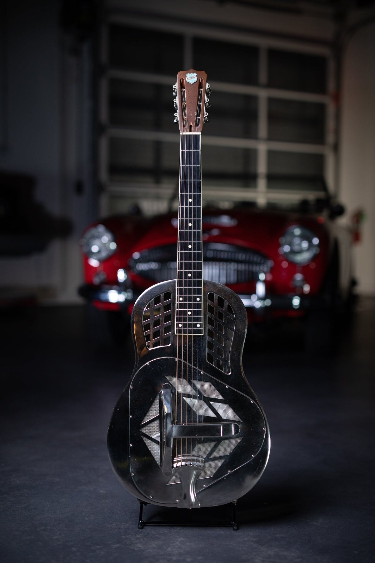 Used National Reso-phonic Style 1 Tri-Cone Resonator Acoustic Guitar - Nickel