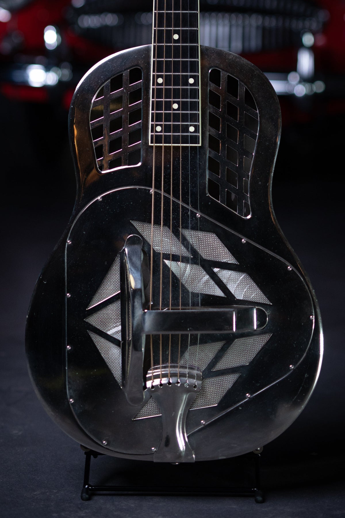 Used National Reso-phonic Style 1 Tri-Cone Resonator Acoustic Guitar - Nickel