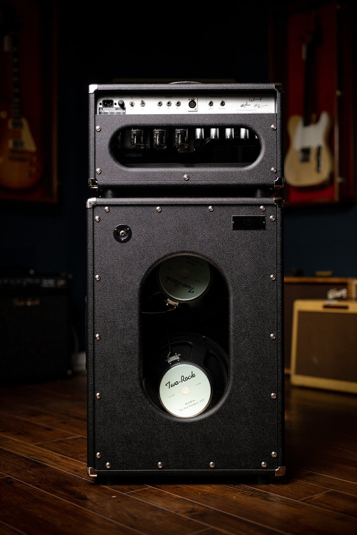 Pre-Order: Two-Rock 12-65B 2x12 Extension Cabinet - Black Bronco, Black Matrix Grill Cloth