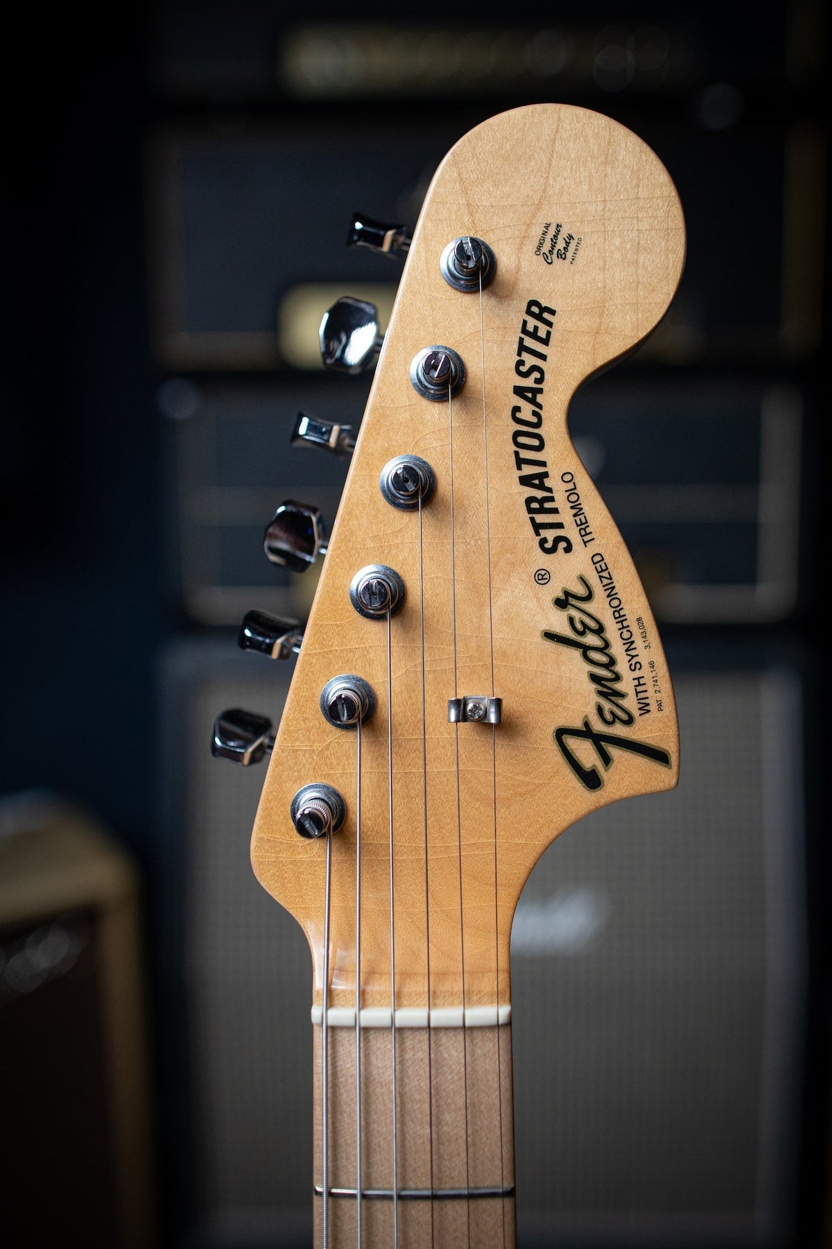 Used Fender Custom Shop 1969 Stratocaster Maple Cap Electric Guitar - Black