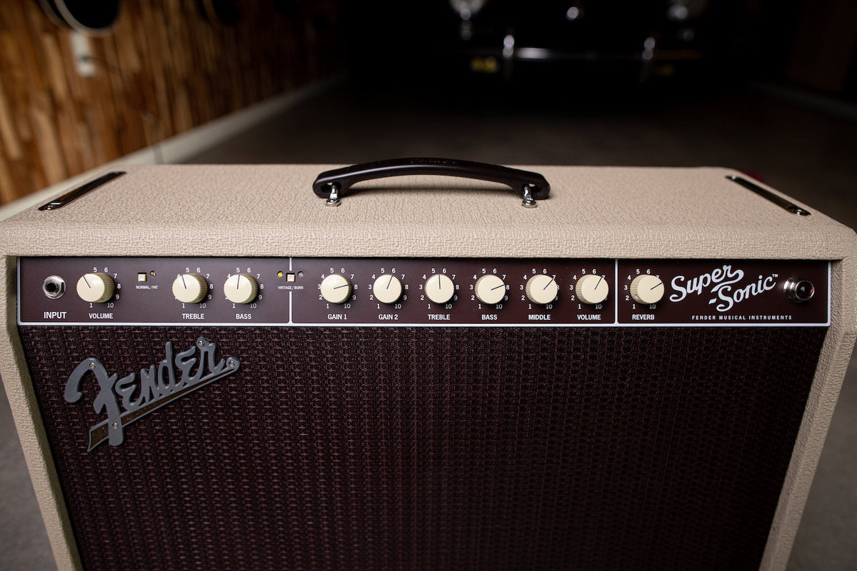 Fender Super-Sonic 22, 22 Watt 1x12" Combo Amp - Blonde