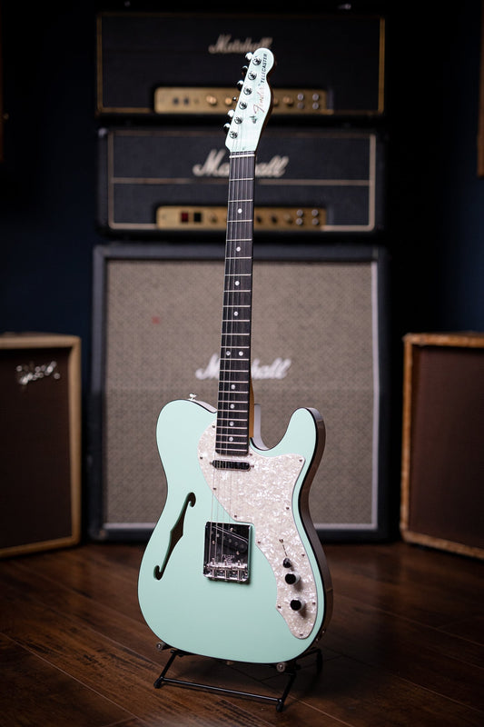 Fender Thinline Telecaster Limited Edition Electric Guitar - 2-Tone Surf Green