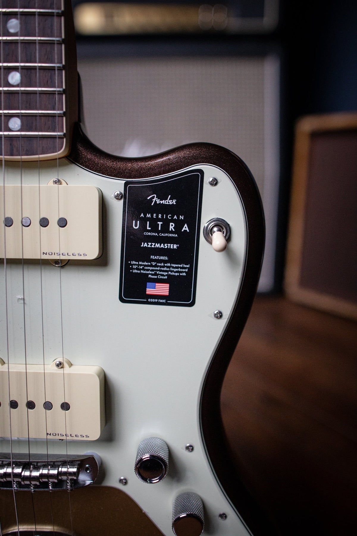 Fender American Ultra Jazzmaster Electric Guitar - Mocha Burst