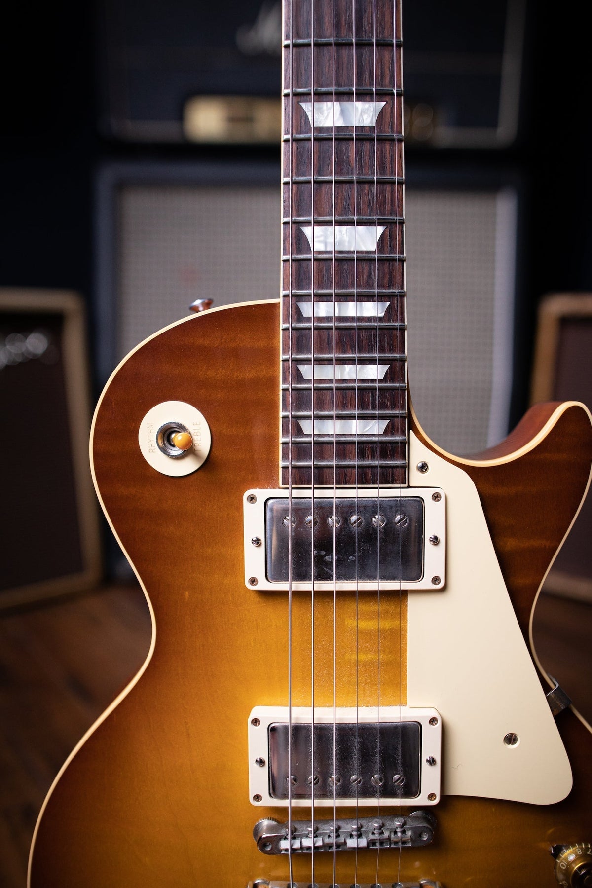 2018 Gibson Custom Shop 1958 Les Paul Reissue R8 Electric Guitar - Lemon Burst
