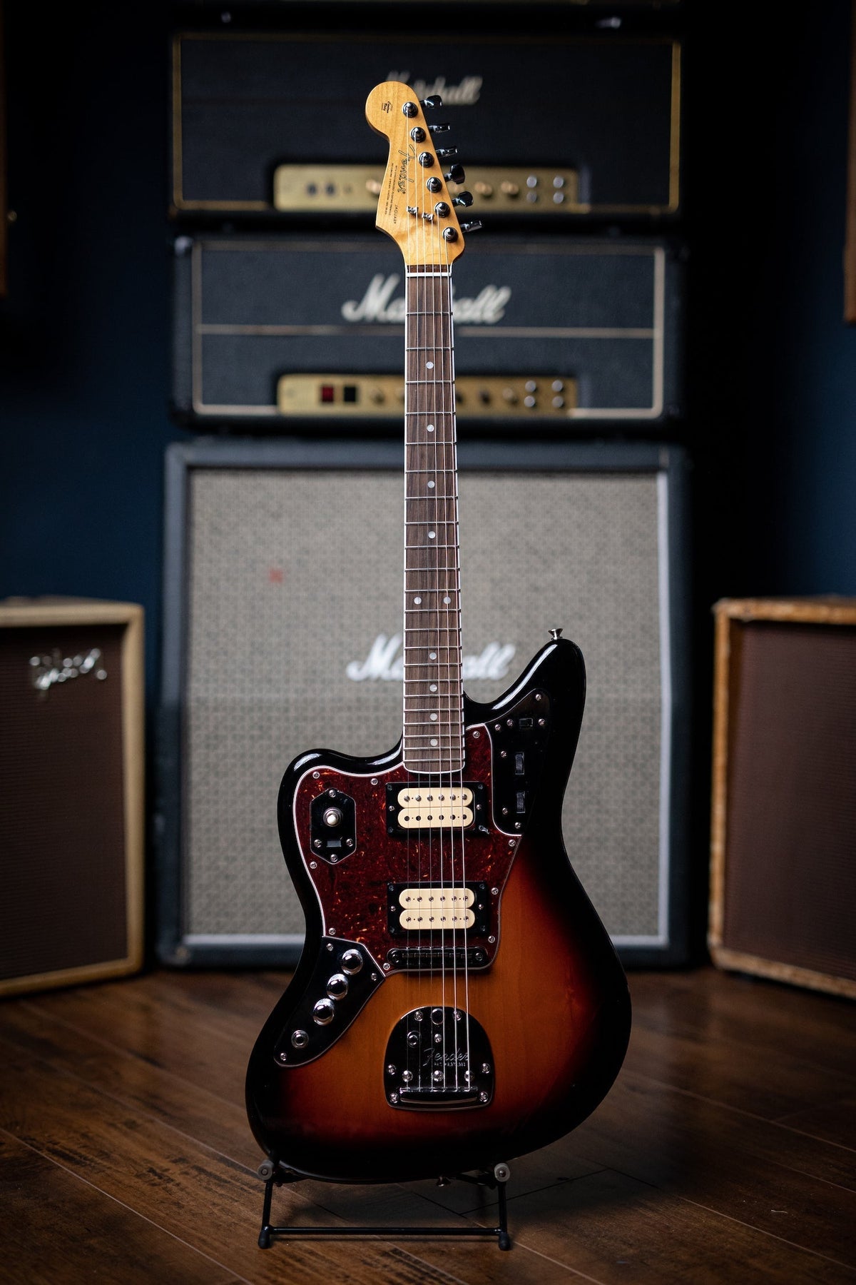 Fender Kurt Cobain Jaguar® Left Handed NOS Electric Guitar - 3 Color Sunburst