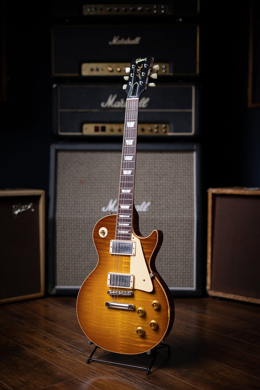 2018 Gibson Custom Shop 1958 Les Paul Reissue R8 Electric Guitar - Lemon Burst