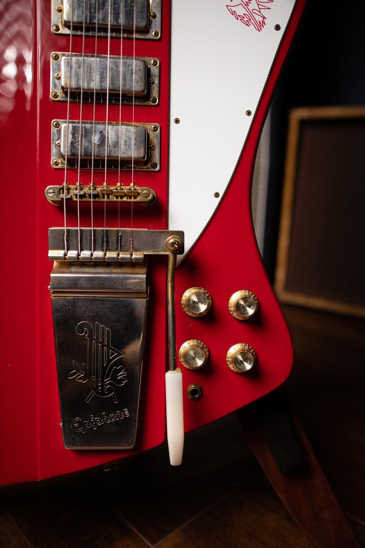 2002 Epiphone Firebird VII Electric Guitar - Red
