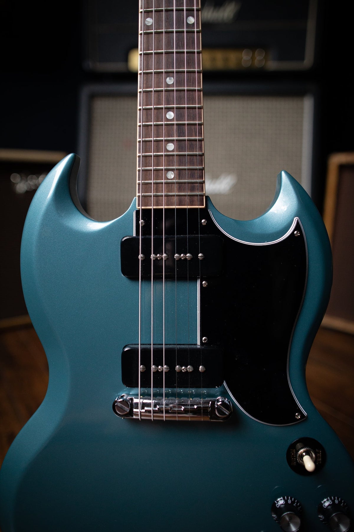 Gibson SG Special Electric Guitar - Faded Pelham Blue
