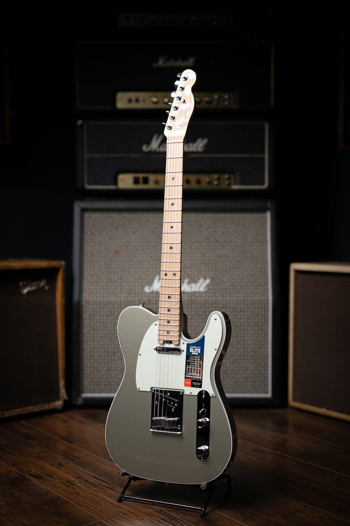 Fender American Elite Telecaster Electric Guitar - Champagne