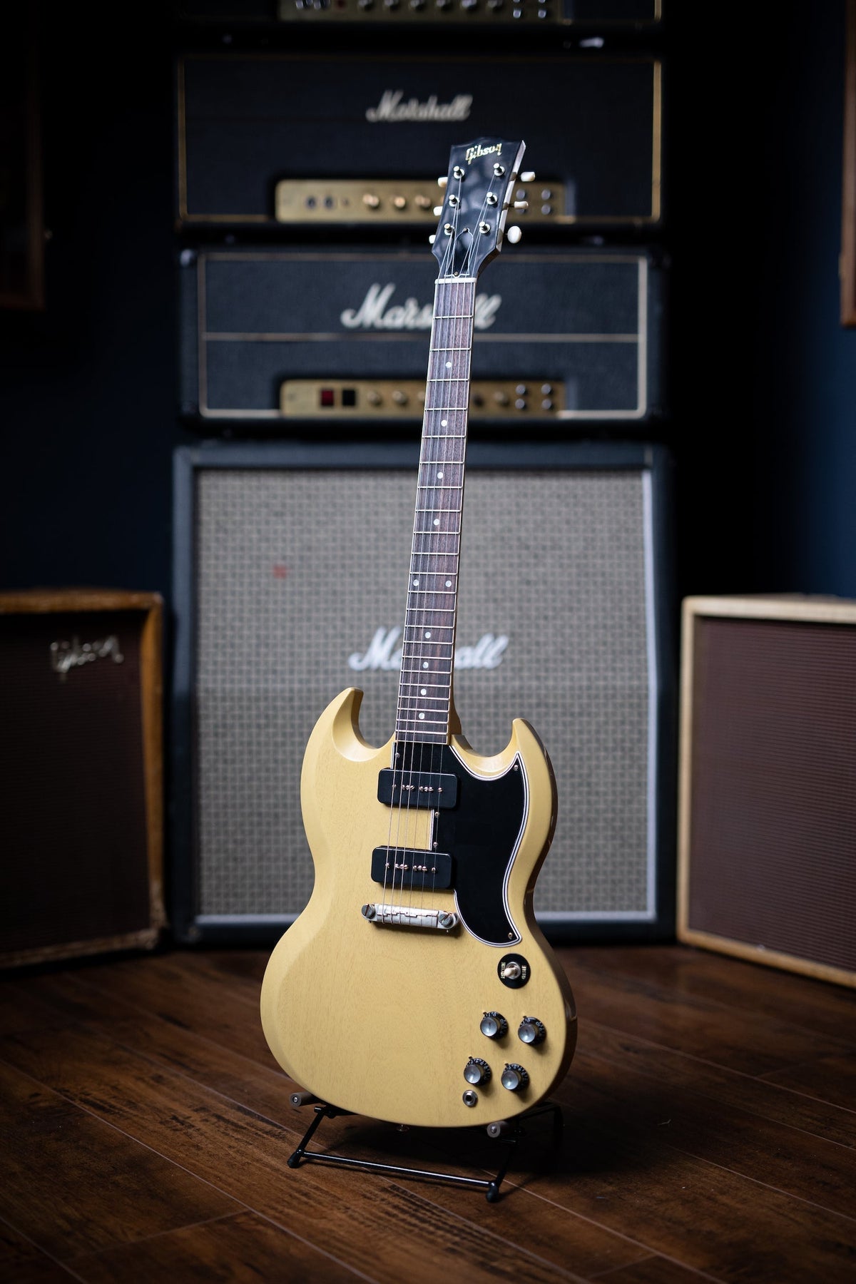 Gibson Custom Shop '63 SG Special Reissue Electric Guitar - VOS TV Yellow