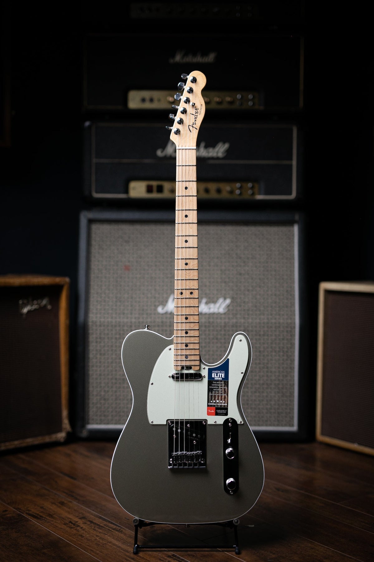 Fender American Elite Telecaster Electric Guitar - Champagne