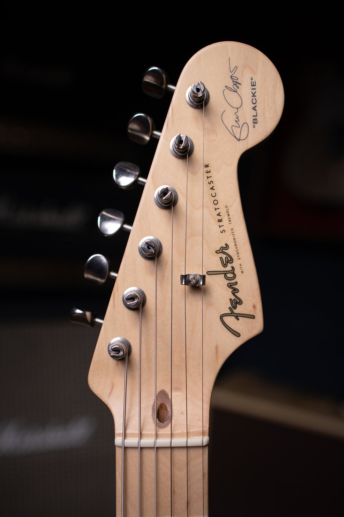 2003 Fender Stratocaster Eric Clapton Electric Guitar - Black