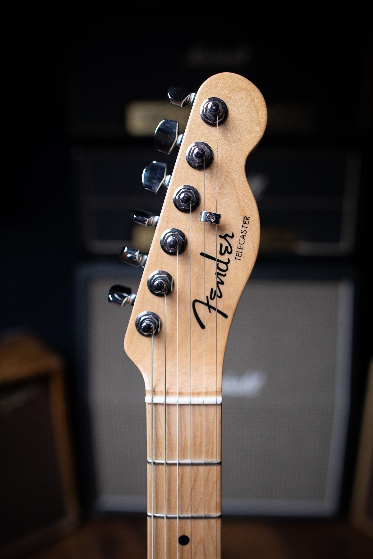 Fender American Elite Telecaster Electric Guitar - Champagne