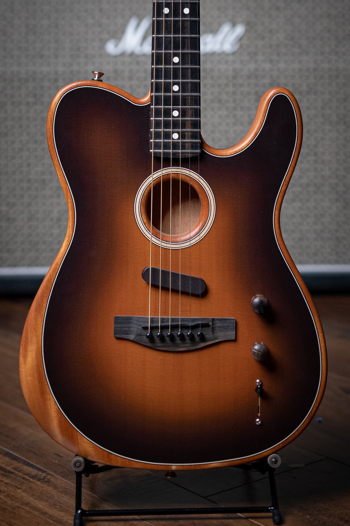 Fender American Acoustasonic Telecaster Electric Guitar - Sunburst