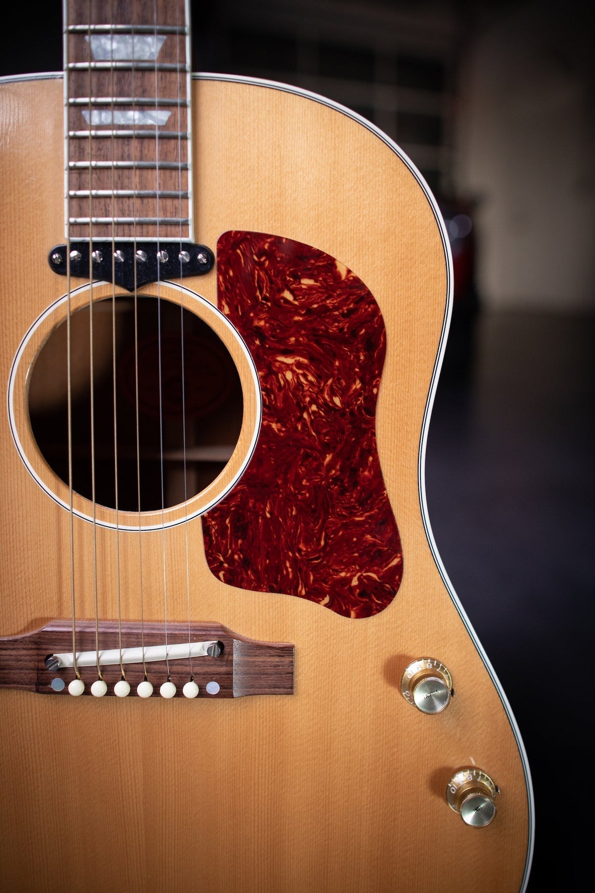2006 Gibson J-160E Peace Model John Lennon Acoustic-Electric Guitar - Natural