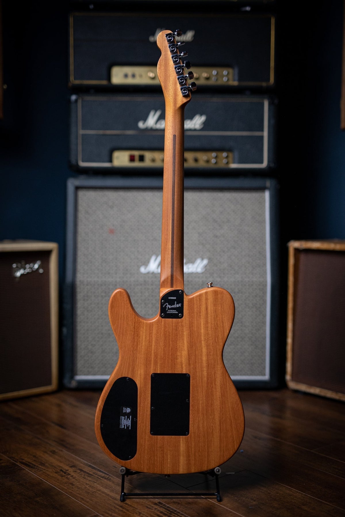 Fender American Acoustasonic Telecaster Electric Guitar - Black