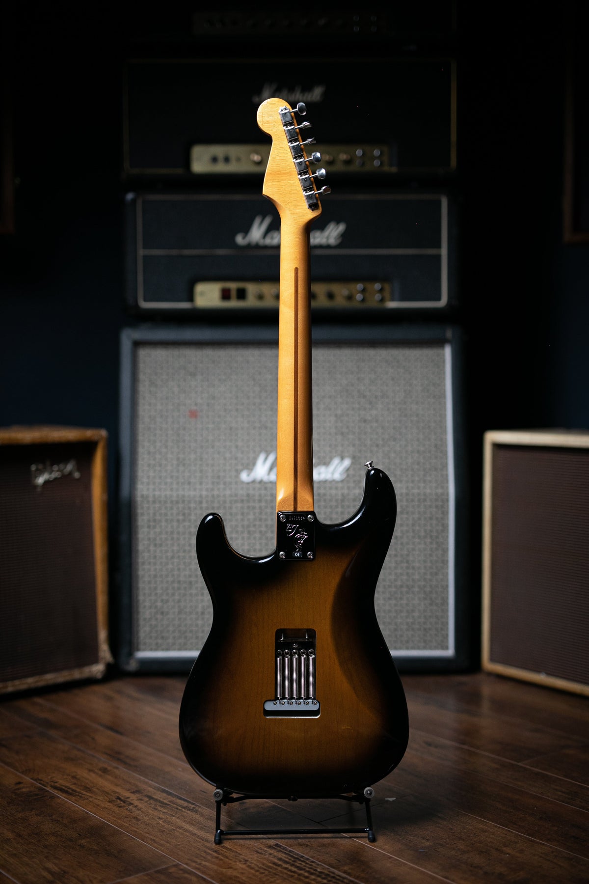 2005 Fender Stratocaster Eric Johnson Artist Series Electric Guitar - Vintage Burst