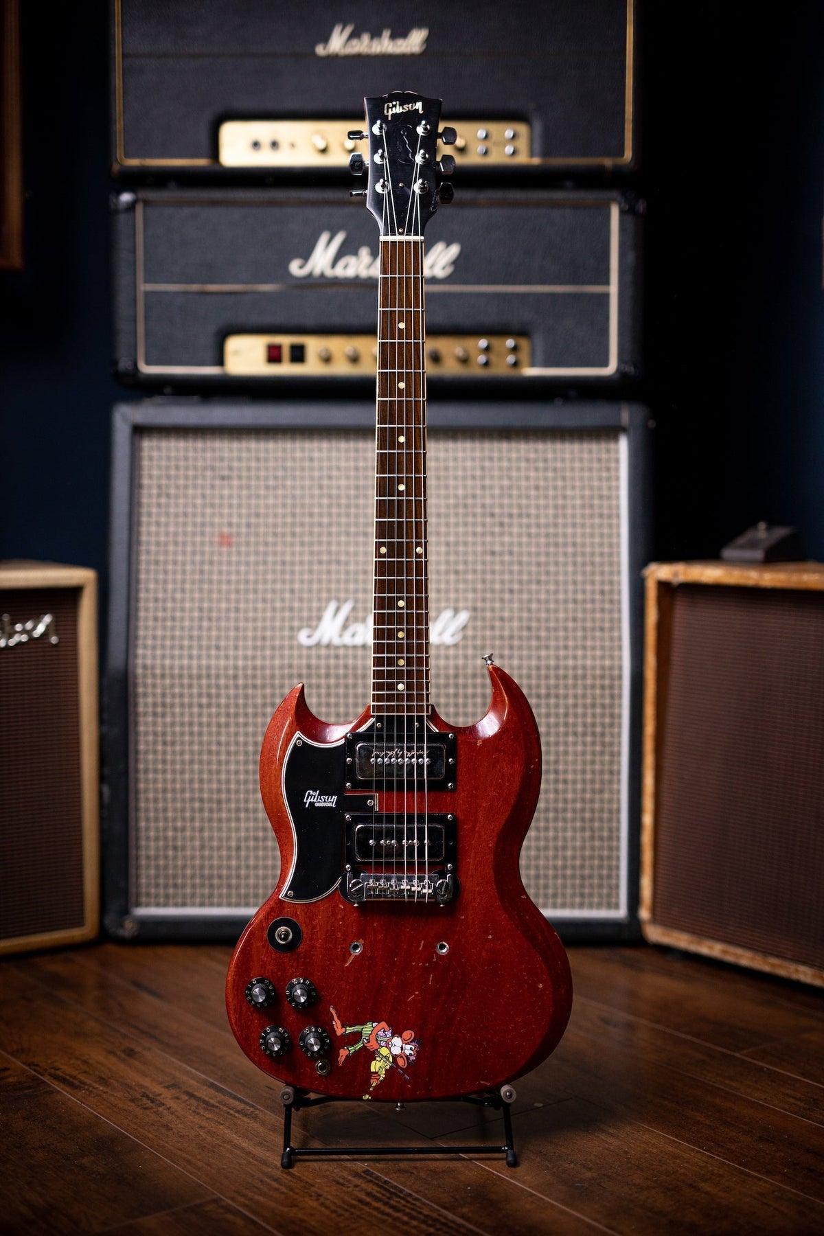 Gibson Tony Iommi "Monkey" 1964 SG Special Replica Left Handed Electric Guitar - Aged Cherry