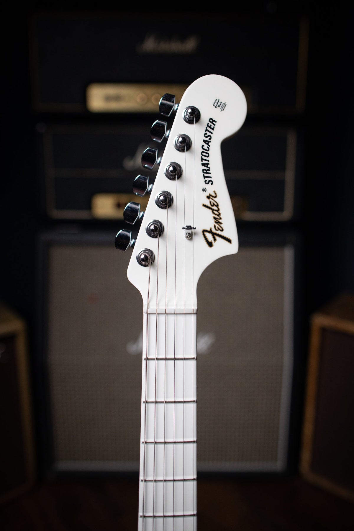 2017 Fender "Supreme" Stratocaster Electric Guitar - White