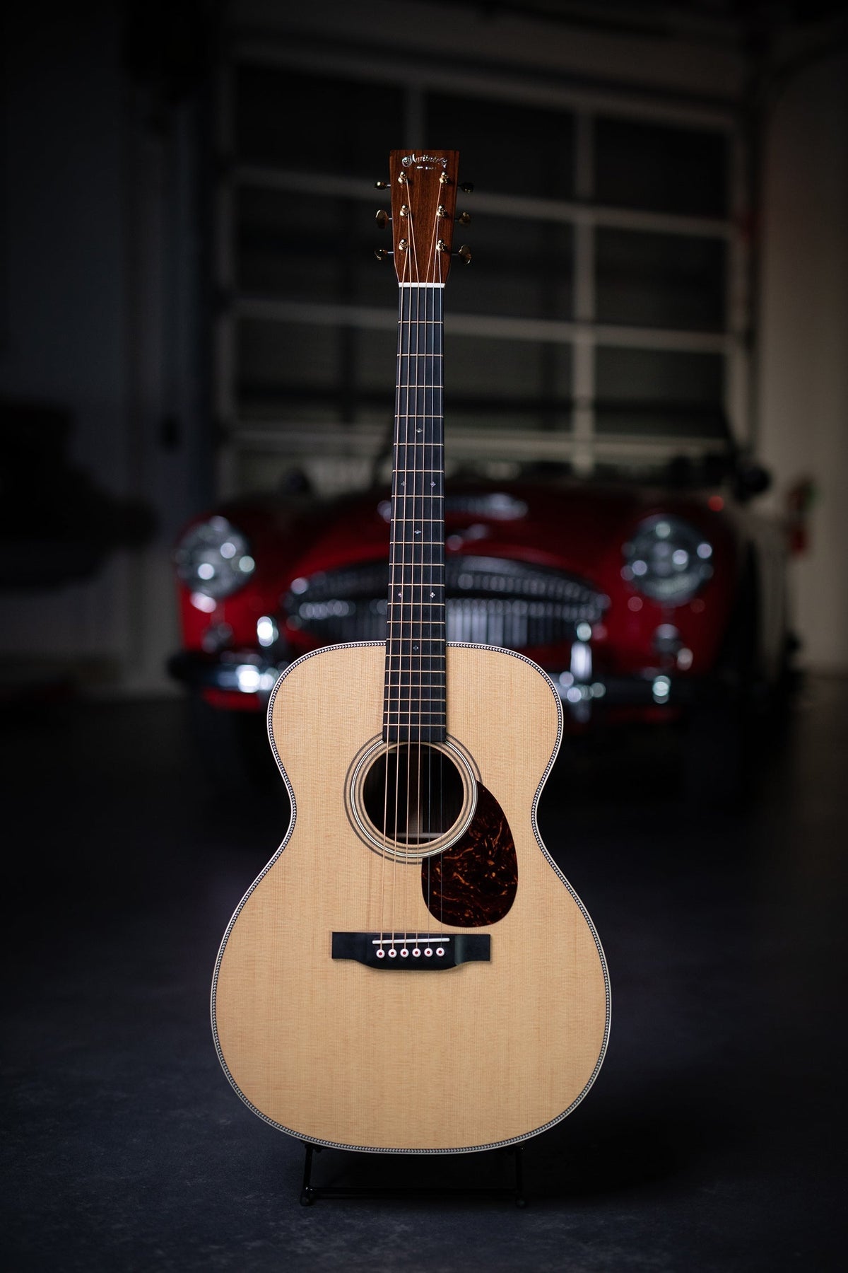 Martin OM-28 Modern Deluxe Acoustic Guitar - Natural