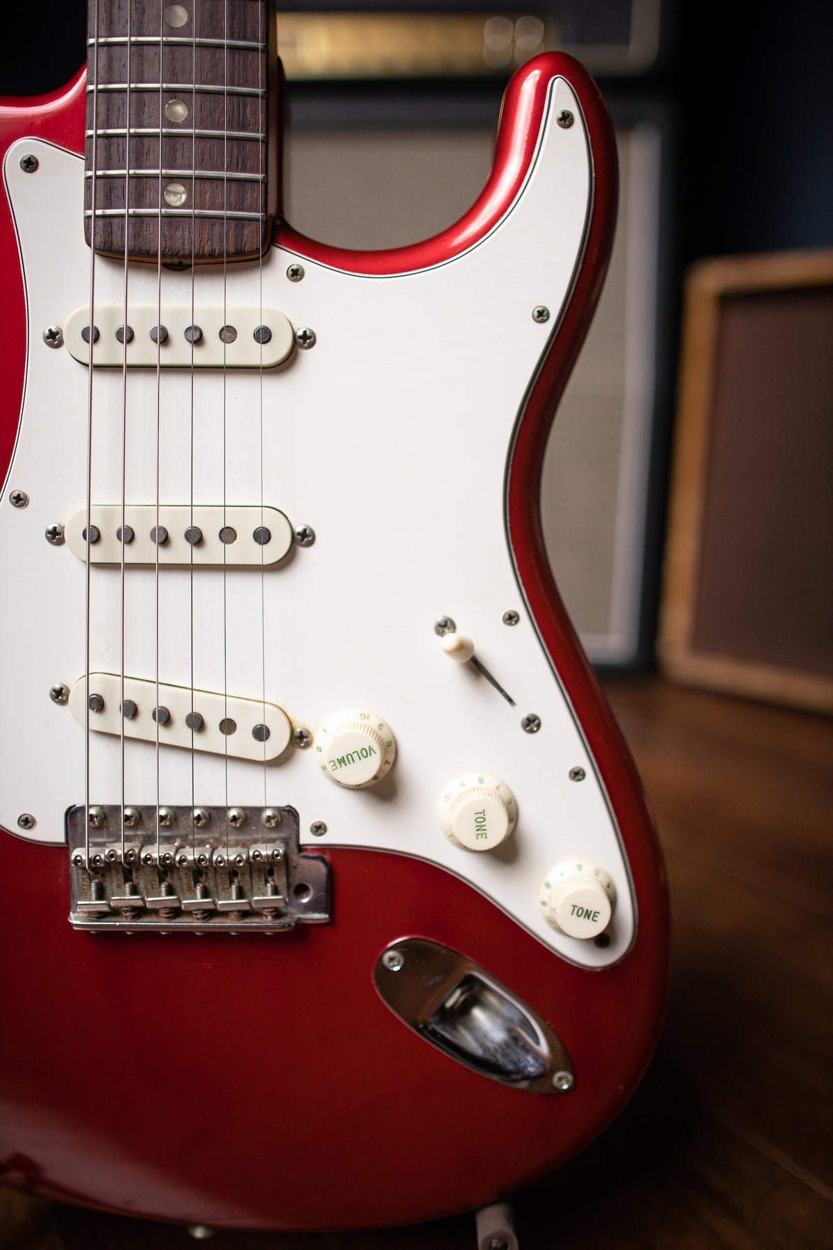 1966 Fender Stratocaster Electric Guitar - Candy Apple Red
